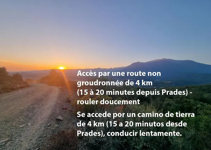 Seuls Au Monde - Mas Isole Avec Vue Sur Le Pic Du Canigo Дом отдыха